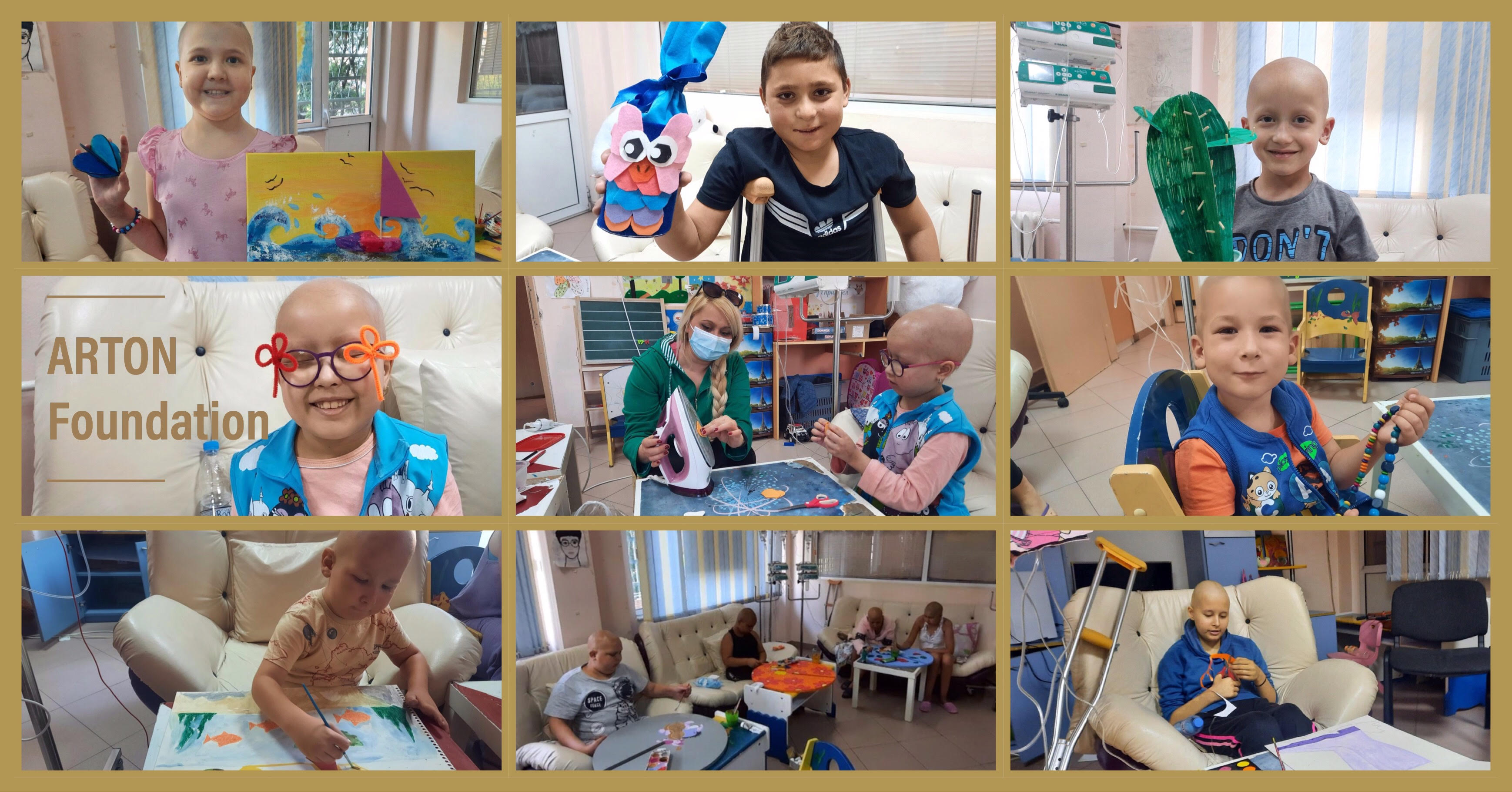 ARTON Program - Hospital art therapy sessions